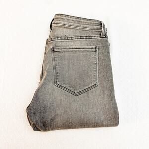 Lucky Brand Hayden Skinny Gray Acid Wash Denim Jeans Size 25 Ankle